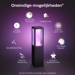 Philips Hue Impress Sokkellamp - Wit En Gekleurd Licht - Zwart - Laag 38 Philips Hue Impress Sokkellamp - Wit En Gekleurd Licht - Zwart - Laag -Philips 1200x1200 461
