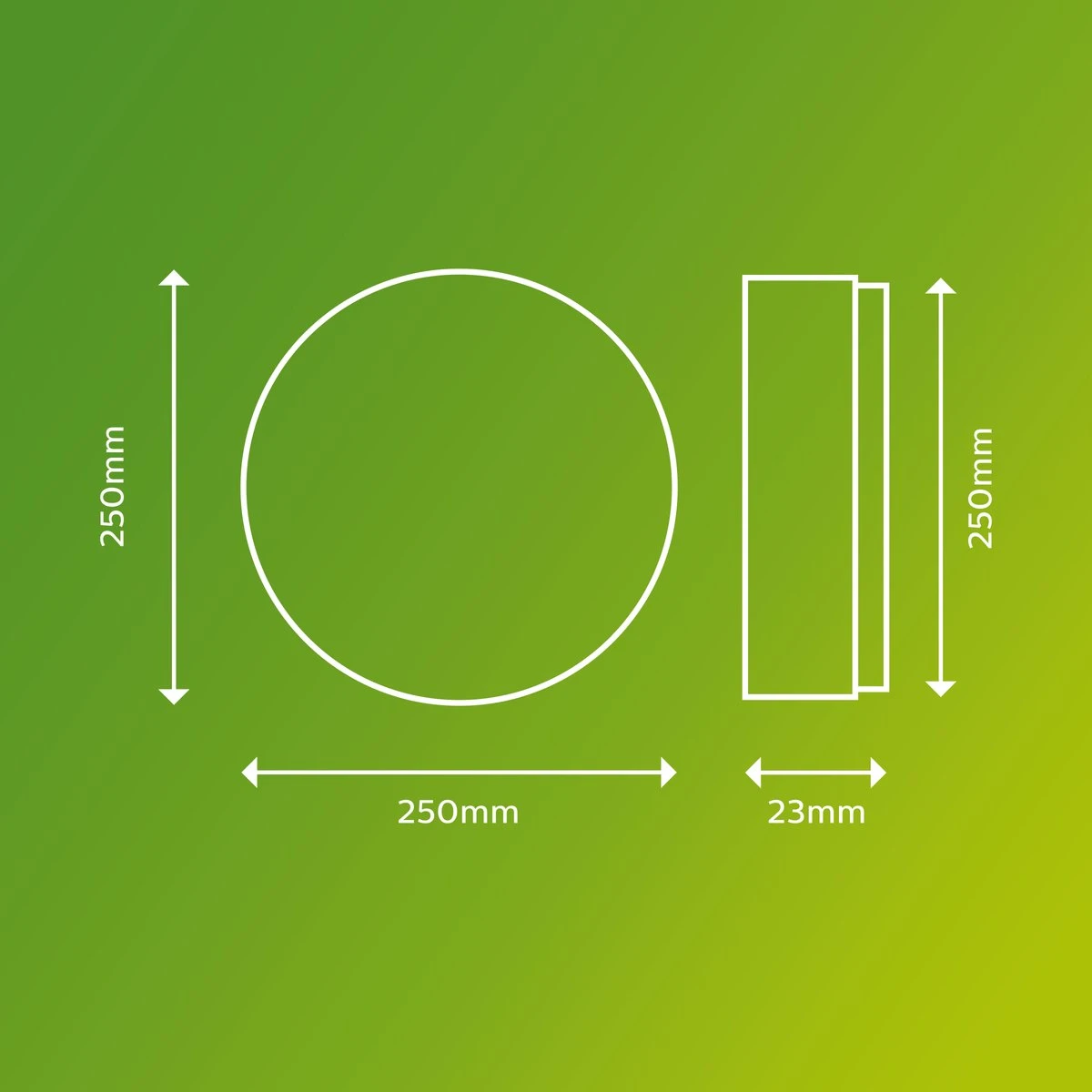 Philips SuperSlim SceneSwitch Plafondlamp - Zwart - 15W - IP54 3 Philips SuperSlim SceneSwitch Plafondlamp - Zwart - 15W - IP54 - Afbeelding 3