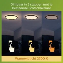Philips SuperSlim SceneSwitch Plafondlamp - Zwart - 15W - IP54 11 Philips SuperSlim SceneSwitch Plafondlamp - Zwart - 15W - IP54 -Philips 1200x1200 465