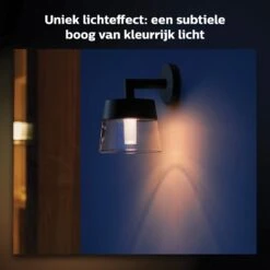 Philips Hue Attract Muurlamp - Wit En Gekleurd Licht - Zwart -Philips 1200x1200 476