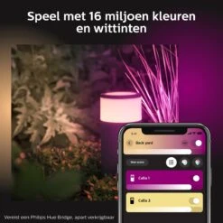 Philips Hue Calla Sokkellamp - Wit En Gekleurd Licht - Zwart - Laag - Laagspanning - Uitbreiding -Philips 1200x1200 482