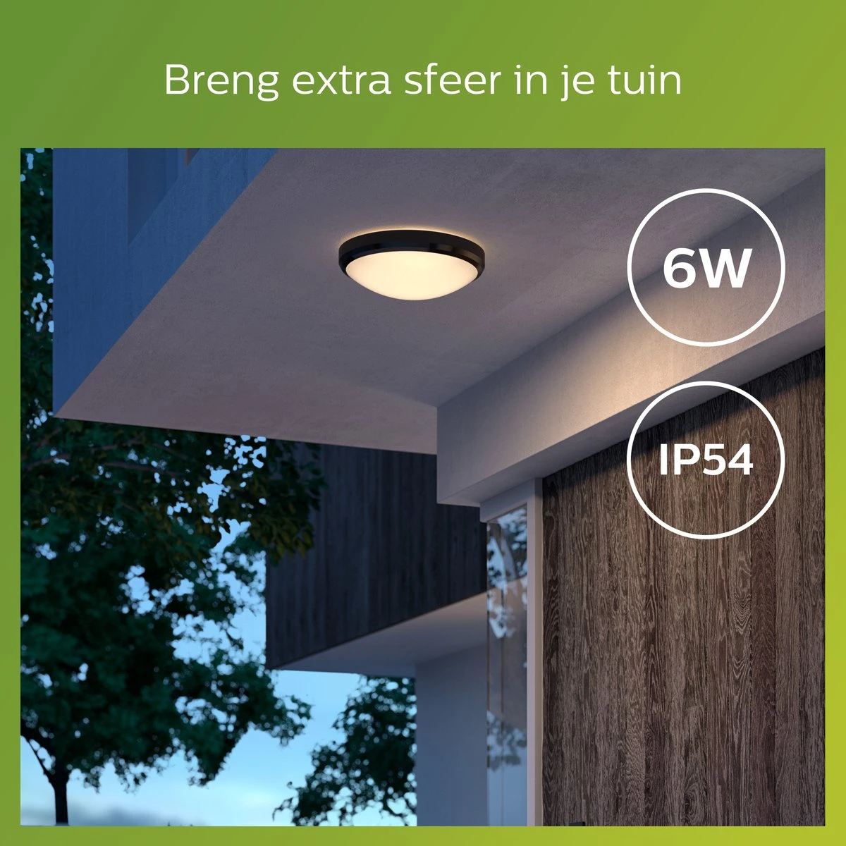Philips Doris Ceiling - Zwart - IP54 4 Philips Doris Ceiling - Zwart - IP54 - Afbeelding 4