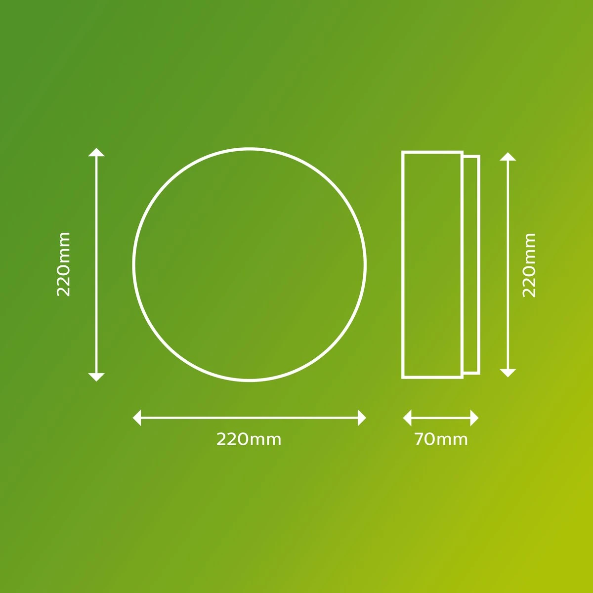 Philips Doris Ceiling - Zwart - IP54 6 Philips Doris Ceiling - Zwart - IP54 - Afbeelding 6