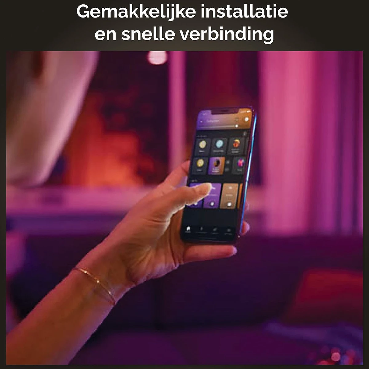 Philips Puled Grondspot LED Voor Buiten - Incl. Philips Hue White & Color Ambiance - Prikspot - Tuinverlichting - Buitenlamp - Zwart 9 Philips Puled Grondspot LED Voor Buiten - Incl. Philips Hue White & Color Ambiance - Prikspot - Tuinverlichting - Buitenlamp - Zwart - Afbeelding 9