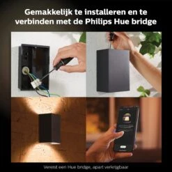 Philips Hue Resonate Outdoor Wandlamp Buiten Met Bewegingssensor - Incl. White And Color Ambiance - Muurlamp - Tuinverlichting LED Buiten - Buitenlamp - Zwart 21 Philips Hue Resonate Outdoor Wandlamp Buiten Met Bewegingssensor - Incl. White And Color Ambiance - Muurlamp - Tuinverlichting LED Buiten - Buitenlamp - Zwart -Philips 1200x1200 546