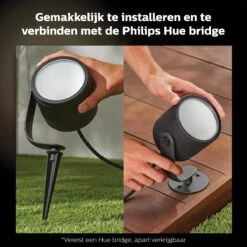 Philips Hue Lily XL-tuinspot - Wit En Gekleurd Licht - Zwart - Laagspanning -Philips 1200x1200 550