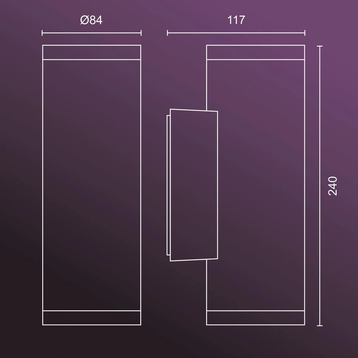 Philips Hue Appear Muurlamp - Wit En Gekleurd Licht - Zwart 19 Philips Hue Appear Muurlamp - Wit En Gekleurd Licht - Zwart - Afbeelding 19