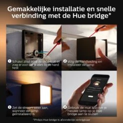 Philips Hue Fuzo Muurlamp - Warmwit Licht - Zwart - Smal - Open 27 Philips Hue Fuzo Muurlamp - Warmwit Licht - Zwart - Smal - Open -Philips 1200x1200 620
