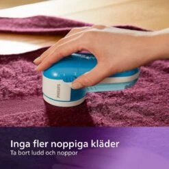 BERKATMARKT - Anti-pluizen Scheerapparaat Van Philips, Tegen Pluizen - Verwijdert Pluisjes Van Kleding, Blauw (GC026/00) -Philips 1200x1200 687