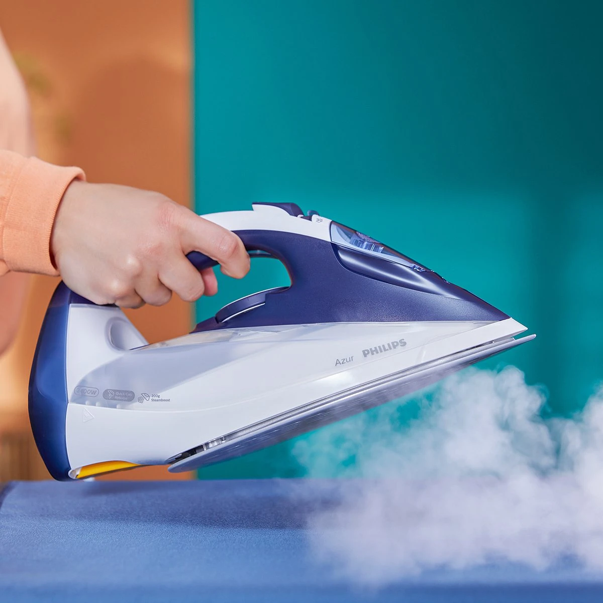 Philips GC4541/20 - Stoomstrijkijzer - Blauw 10 Philips GC4541/20 - Stoomstrijkijzer - Blauw - Afbeelding 10