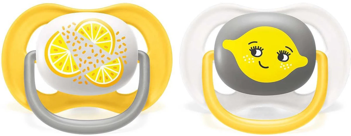 Philips Avent Ultra Air Lemon SCF080/18 - Fopspeen - 6-18 Maanden - 2 Stuks 7 Philips Avent Ultra Air Lemon SCF080/18 - Fopspeen - 6-18 Maanden - 2 Stuks - Afbeelding 7