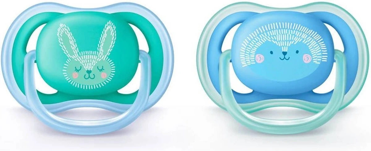 Philips Avent Ultra Air SCF344/22 - Fopspeen - 6-18 Maanden - 2 Stuks 1 Philips Avent Ultra Air SCF344/22 - Fopspeen - 6-18 Maanden - 2 Stuks