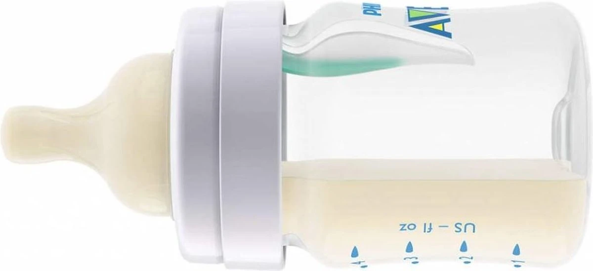Philips Avent Anti-colic SCF810/24 - Babyfles (125 Ml) Antikrampjes Met AirFree Ventiel - 2 Stuks 8 Philips Avent Anti-colic SCF810/24 - Babyfles (125 Ml) Antikrampjes Met AirFree Ventiel - 2 Stuks - Afbeelding 8