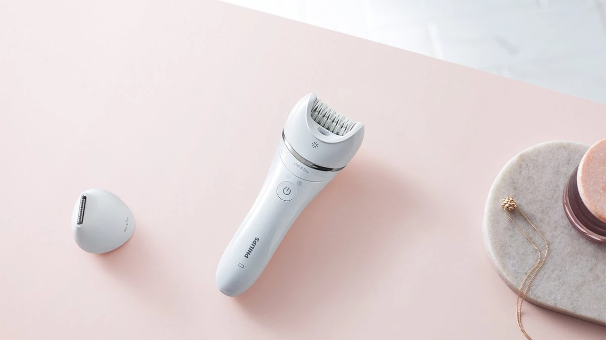 Philips Series 8000 BRE715/00 - Wet & Dry - Epilator - Wit 3 Philips Series 8000 BRE715/00 - Wet & Dry - Epilator - Wit - Afbeelding 3