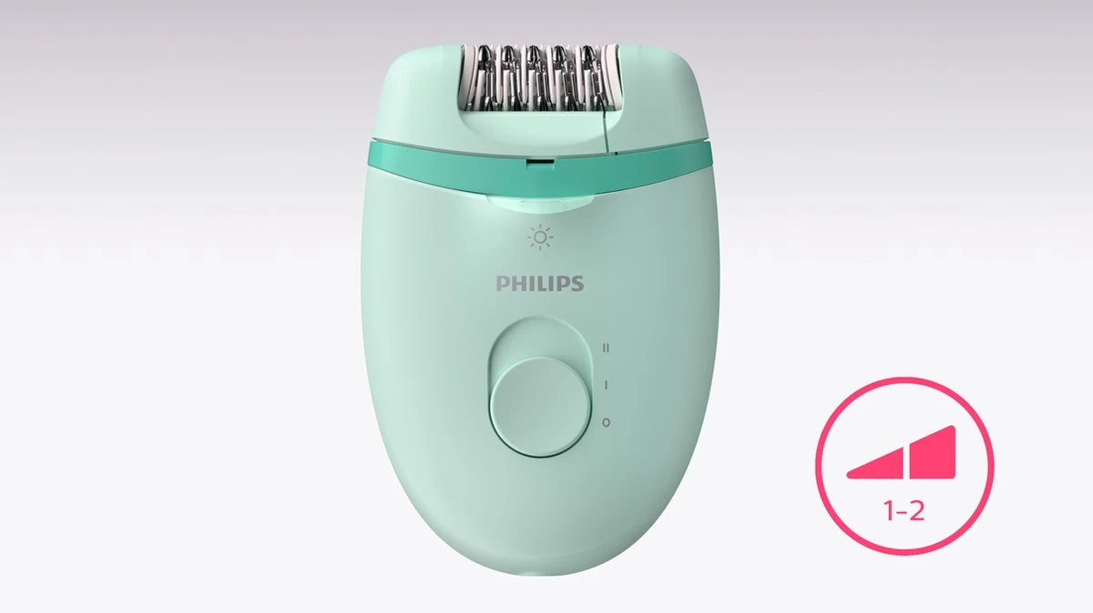 Philips Satinelle Essential BRE265/00 - Epilator - Mintgroen 2 Philips Satinelle Essential BRE265/00 - Epilator - Mintgroen - Afbeelding 2