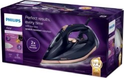 Philips Azur GC4909/60 - Stoomstrijkijzer - Donkerblauw/Rosé -Philips 1200x752