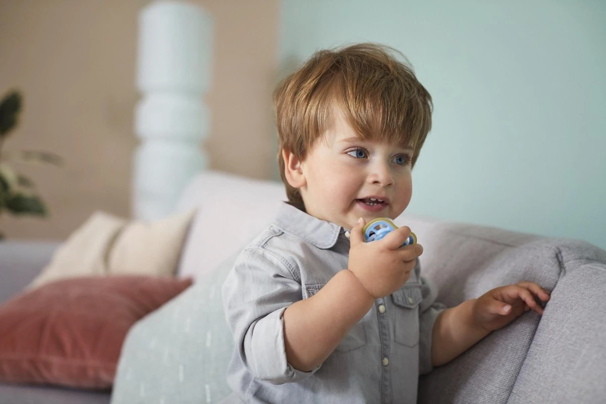 Philips Avent Ultra Air Fopspeen Blauw Leeuw/beer 18m+ 4 Philips Avent Ultra Air Fopspeen Blauw Leeuw/beer 18m+ - Afbeelding 4