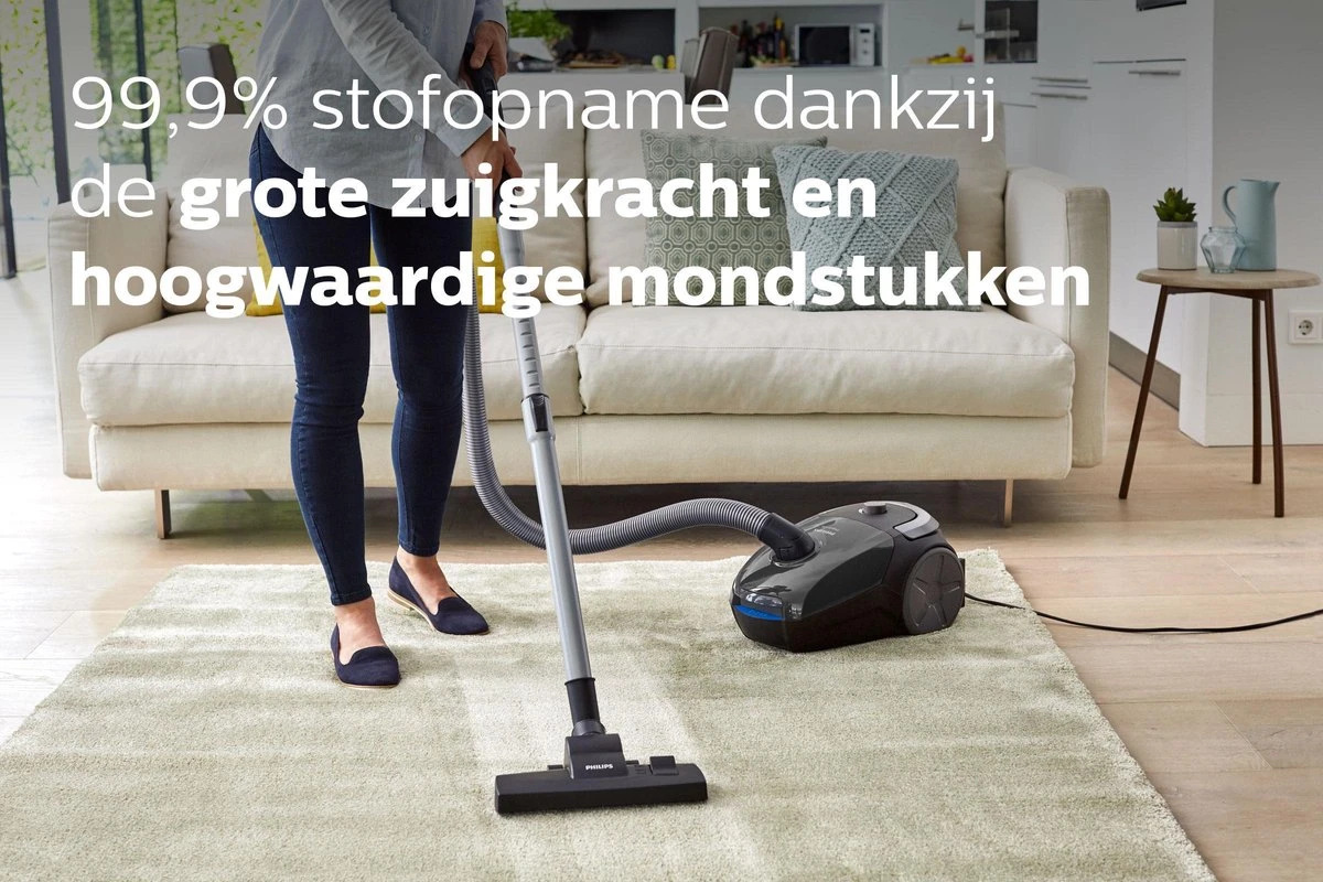 Philips PowerGo FC8244/09 - Stofzuiger Met Zak 9 Philips PowerGo FC8244/09 - Stofzuiger Met Zak - Afbeelding 9