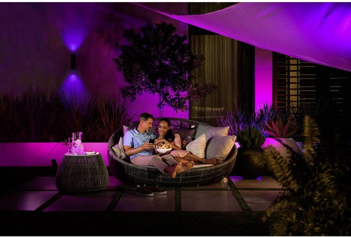 Philips Hue Appear Muurlamp - Wit En Gekleurd Licht - Zwart 10 Philips Hue Appear Muurlamp - Wit En Gekleurd Licht - Zwart - Afbeelding 10