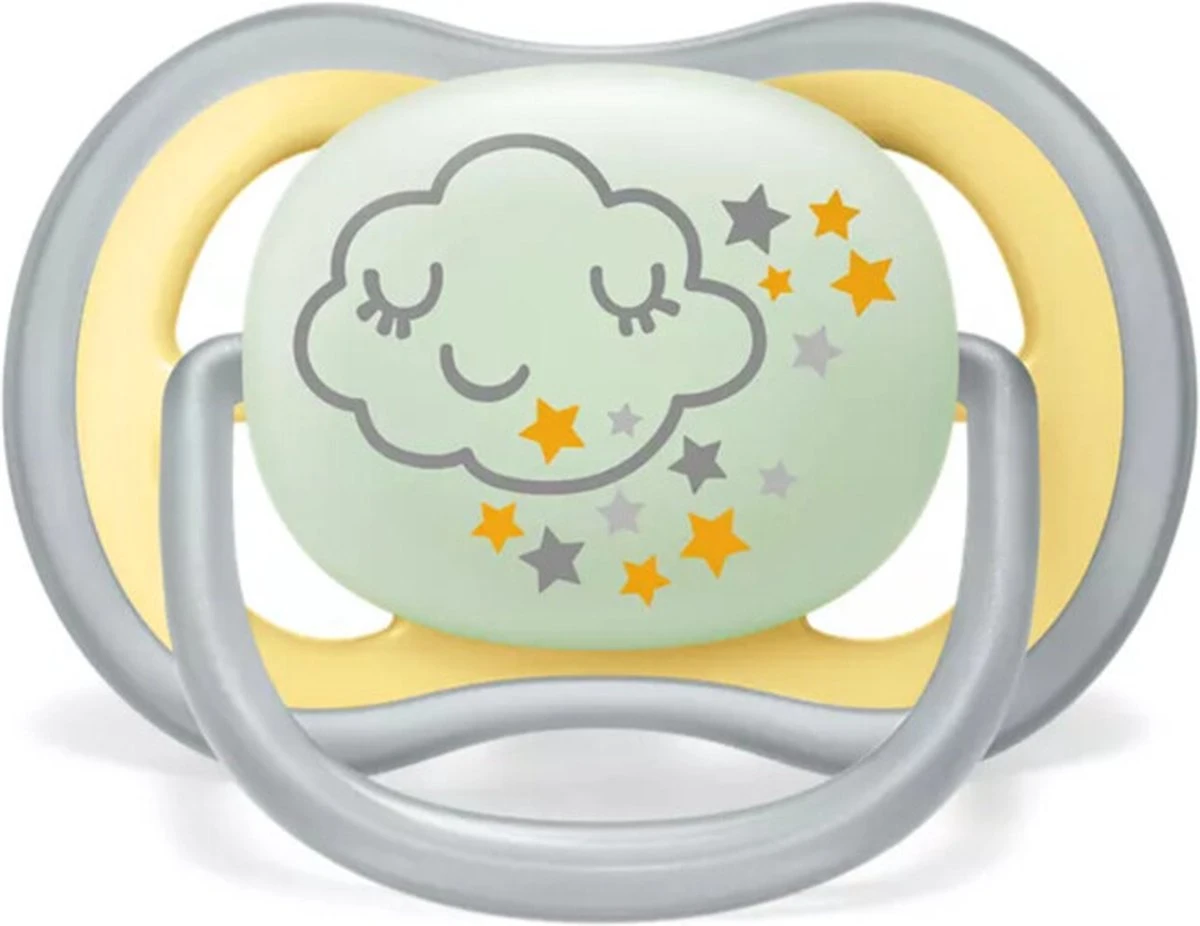 Philips Avent Ultra Air Fopspeen Nacht 18m+ 2 Stuks 9 Philips Avent Ultra Air Fopspeen Nacht 18m+ 2 Stuks - Afbeelding 9