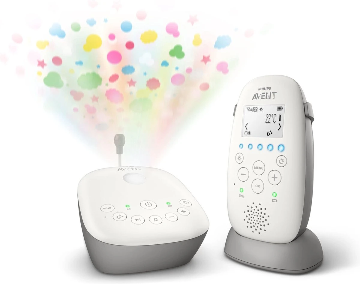 Philips Avent SCD733/26 DECT Babyfoon 2 Philips Avent SCD733/26 DECT Babyfoon - Afbeelding 2