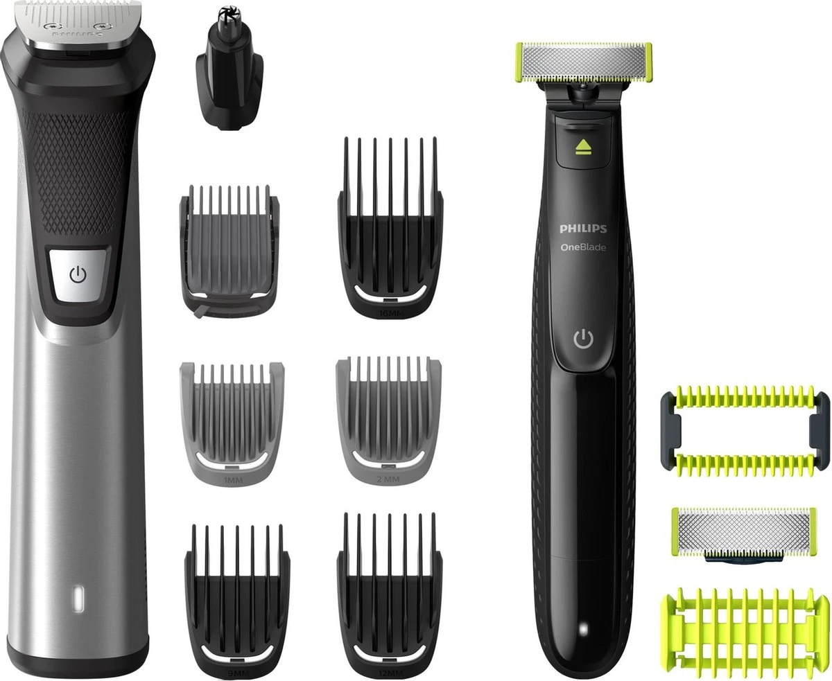 Philips 9000 Series MG9720/90 - Multigroom 13-in-1, Gezicht, Haar En Lichaam Incl. OneBlade 1 Philips 9000 Series MG9720/90 - Multigroom 13-in-1, Gezicht, Haar En Lichaam Incl. OneBlade