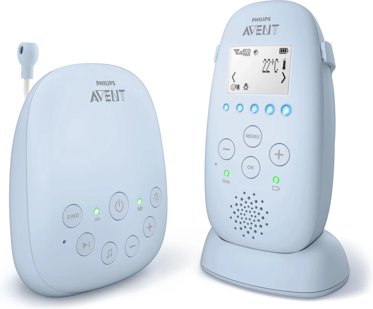 Philips Avent DECT-babyfoon SCD725/26 - Blauw 9 Philips Avent DECT-babyfoon SCD725/26 - Blauw - Afbeelding 9