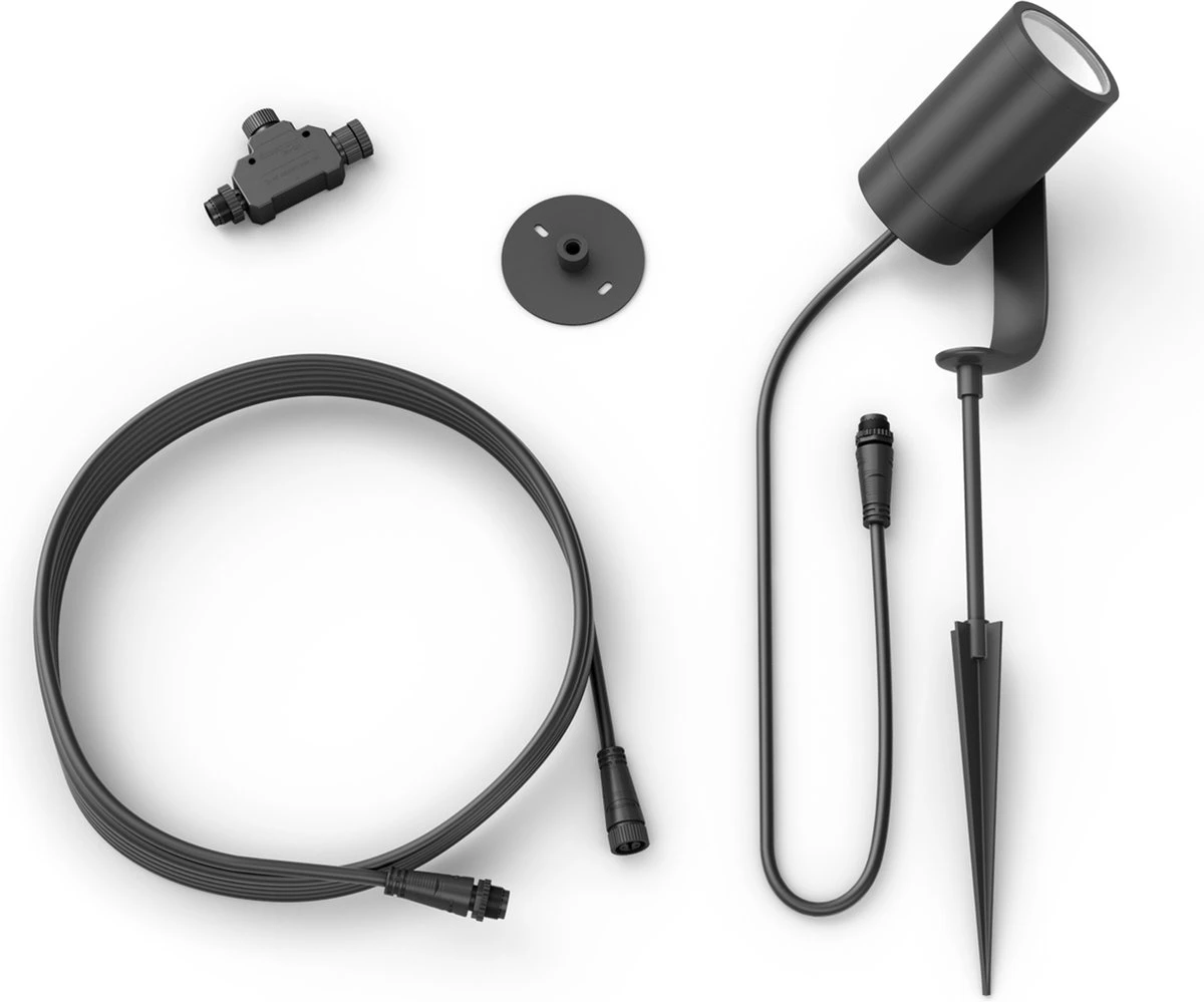 Philips Hue Lily Tuinspot - Wit En Gekleurd Licht - 1-spot - Zwart - Laagspanning - Uitbreiding 7 Philips Hue Lily Tuinspot - Wit En Gekleurd Licht - 1-spot - Zwart - Laagspanning - Uitbreiding - Afbeelding 7