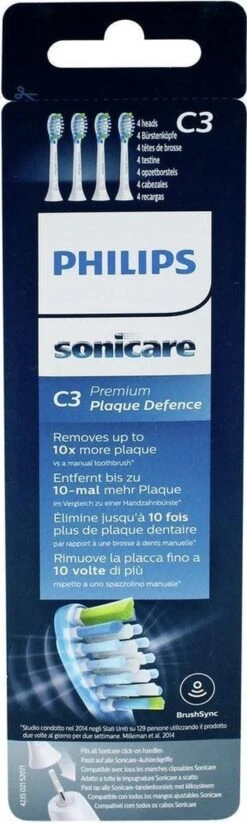 Philips Sonicare C3 Premium Plaque Defense HX9044/17 - Opzetborstel - 4 Stuks 19 Philips Sonicare C3 Premium Plaque Defense HX9044/17 - Opzetborstel - 4 Stuks -Philips 360x1200