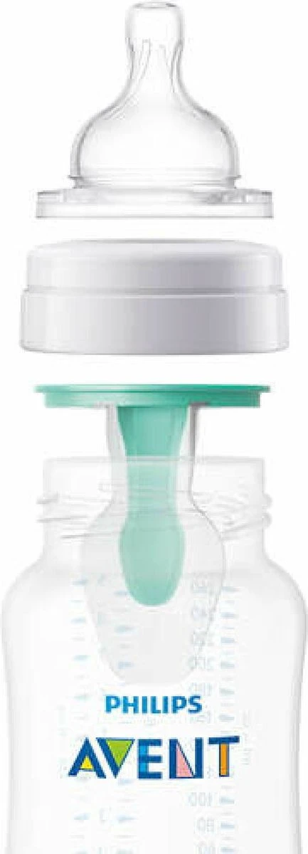 Philips Avent Anti-colic SCF810/24 - Babyfles (125 Ml) Antikrampjes Met AirFree Ventiel - 2 Stuks 3 Philips Avent Anti-colic SCF810/24 - Babyfles (125 Ml) Antikrampjes Met AirFree Ventiel - 2 Stuks - Afbeelding 3