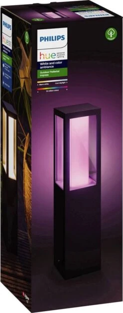 Philips Hue Impress Sokkellamp - Wit En Gekleurd Licht - Zwart - Laag 25 Philips Hue Impress Sokkellamp - Wit En Gekleurd Licht - Zwart - Laag -Philips 471x1200