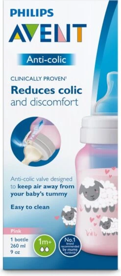 Philips Avent Anti-colic SCF821/14 - Babyfles (260 Ml) - 1 Stuk - Roze 21 Philips Avent Anti-colic SCF821/14 - Babyfles (260 Ml) - 1 Stuk - Roze -Philips 528x1200