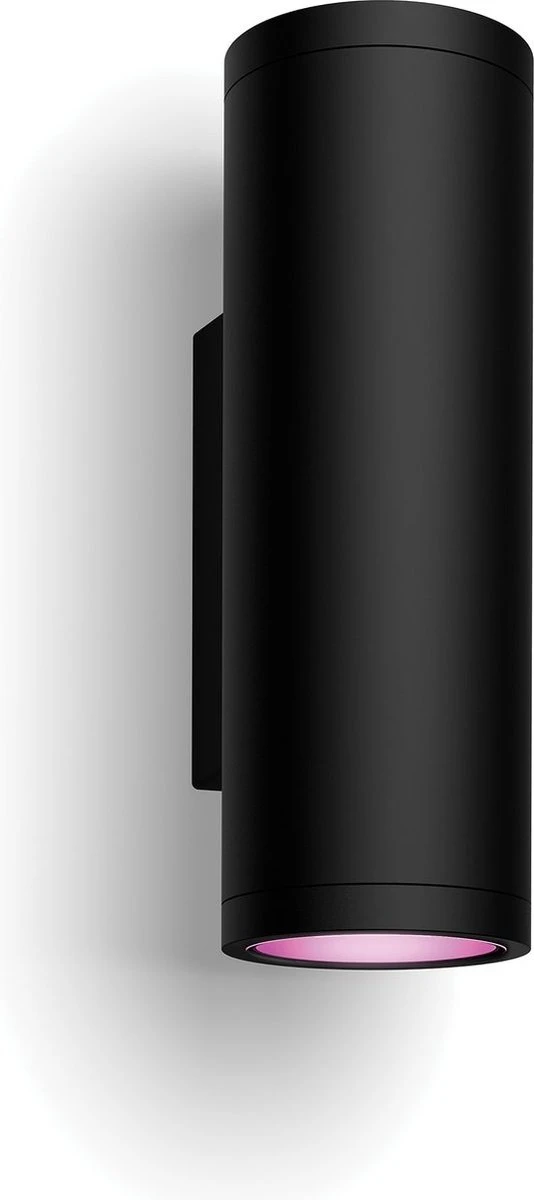 Philips Hue Appear Muurlamp - Wit En Gekleurd Licht - Zwart 1 Philips Hue Appear Muurlamp - Wit En Gekleurd Licht - Zwart