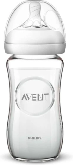Philips Avent Glazen SCF053/17 - Natural-babyfles - 1m+ - 240ml -Philips 535x1200