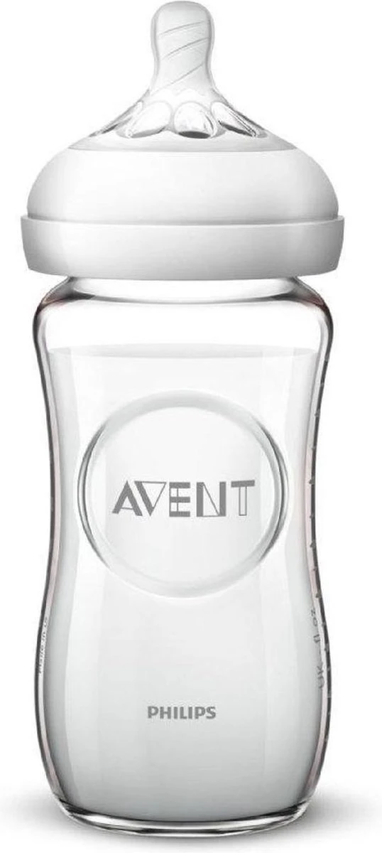 Philips Avent Glazen Starterset Voor Pasgeborenen SCD303/01 - Natural-fles - 3 Stuks 2 Philips Avent Glazen Starterset Voor Pasgeborenen SCD303/01 - Natural-fles - 3 Stuks - Afbeelding 2