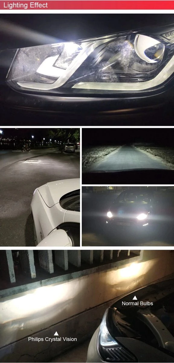 H11 55 Watt Philips Crystal Vision Lampen 12V – Wit Licht 4300K – Xenon Look – LED Look – Hoge Lichtopbrengst – Lange Levensduur – H11 55w Autolampen – Koplampen – Kleur Wit – H.O.D. Halogeen Origineel Philips Lampen – 2 Stuks – Gratis W5W Stadslicht 7 H11 55 Watt Philips Crystal Vision Lampen 12V – Wit Licht 4300K – Xenon Look – LED Look – Hoge Lichtopbrengst – Lange Levensduur – H11 55w Autolampen – Koplampen – Kleur Wit – H.O.D. Halogeen Origineel Philips Lampen – 2 Stuks – Gratis W5W Stadslicht - Afbeelding 7