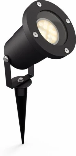 Philips Puled Grondspot LED Voor Buiten - Incl. Philips Hue White & Color Ambiance - Prikspot - Tuinverlichting - Buitenlamp - Zwart 14 Philips Puled Grondspot LED Voor Buiten - Incl. Philips Hue White & Color Ambiance - Prikspot - Tuinverlichting - Buitenlamp - Zwart -Philips 587x1200 2