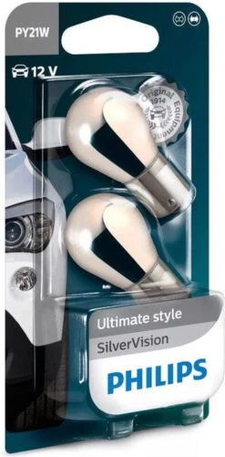Philips SilverVision PY21W 21W (BAU15S) Knipperlichtlampen, Set à 2 Stuks -Philips 592x1200 2
