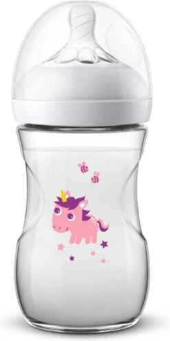 Philips Avent Natural Babyfles - SCF070/25 Babyfles (1m+) Voor Langzame Toevoer - 1x.