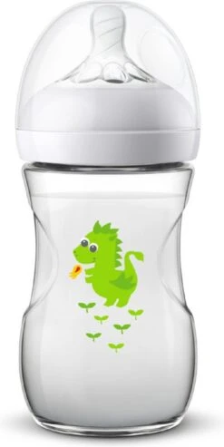 Philips Avent Natural Babyfles - SCF070/24 Babyfles (1m+) Voor Langzame Toevoer - 1x