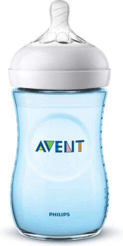 Philips Avent Natural Babyfles - SCF035/27 Babyfles (1m+) Voor Langzame Toevoer - 2x -Philips 603x1200