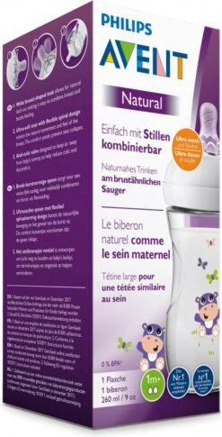 Philips Avent Natural Babyfles - SCF070/22 Babyfles (1m+) Voor Langzame Toevoer - 1x -Philips 611x1200 1