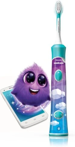 Philips Sonicare For Kids HX6322/04 - Elektrische Tandenborstel - Blauw - Incl. Extra Opzetborstel