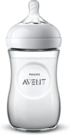 Philips Avent Natural Babyfles - SCF070/24 Babyfles (1m+) Voor Langzame Toevoer - 1x 18 Philips Avent Natural Babyfles - SCF070/24 Babyfles (1m+) Voor Langzame Toevoer - 1x -Philips 625x1200