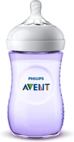 Philips Avent Natural Babyfles - SCF033/14 Babyfles (1m+) Voor Langzame Toevoer - 1x -Philips 627x1200