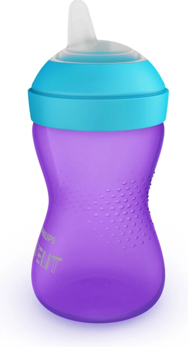 Philips Avent Zachte Bijtbestendige Tuitbeker 9+ Mnd SCF802/02 - Drinkbeker 1 Philips Avent Zachte Bijtbestendige Tuitbeker 9+ Mnd SCF802/02 - Drinkbeker