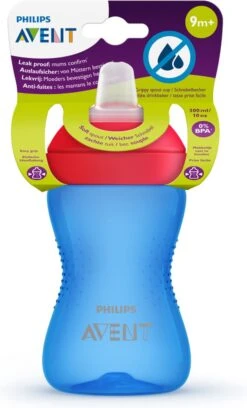 Philips Avent Zachte Bijtbestendige Tuitbeker 9+ Mnd SCF802/01 - Drinkbeker -Philips 727x1200 1