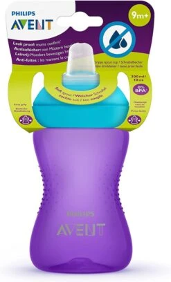 Philips Avent Zachte Bijtbestendige Tuitbeker 9+ Mnd SCF802/01 - Drinkbeker -Philips 727x1200