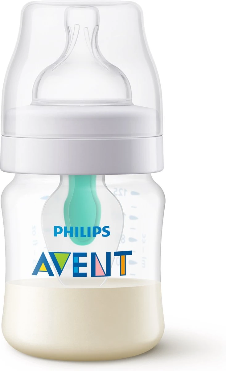 Philips Avent Anti-colic SCF810/24 - Babyfles (125 Ml) Antikrampjes Met AirFree Ventiel - 2 Stuks 12 Philips Avent Anti-colic SCF810/24 - Babyfles (125 Ml) Antikrampjes Met AirFree Ventiel - 2 Stuks - Afbeelding 12