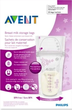 Philips Avent SCF603/25 - Bewaarzakken Voor Moedermelk - 25 Zakken - 180 Ml -Philips 785x1200 1